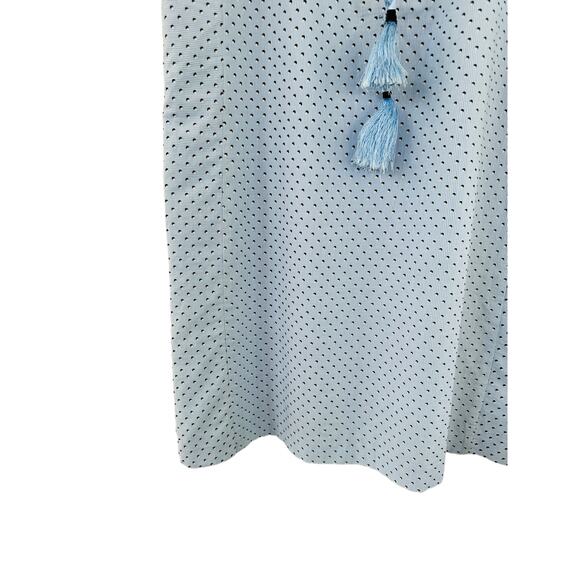 Cooper and Ella Isabel Cotton Sleeveless Tassel Tunic Shift Mini Dress Small - Picture 6 of 10